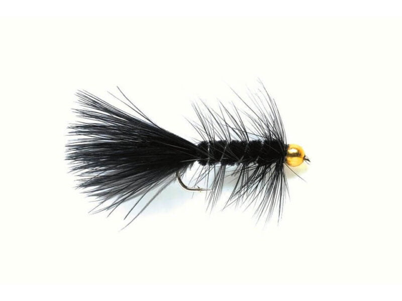 Fulling Mill WOOLLY BUGGER BLACK (GOLD NUGGET) - Active Fishing Online Shop