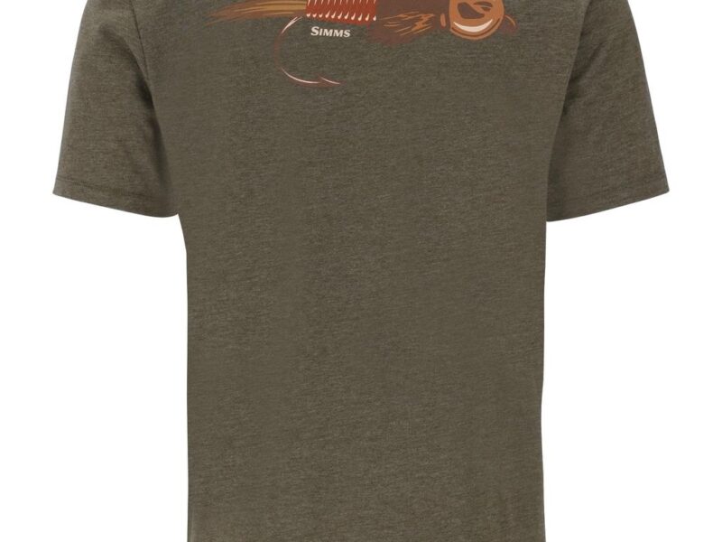simms Let It Fly T-Shirt Military Heather